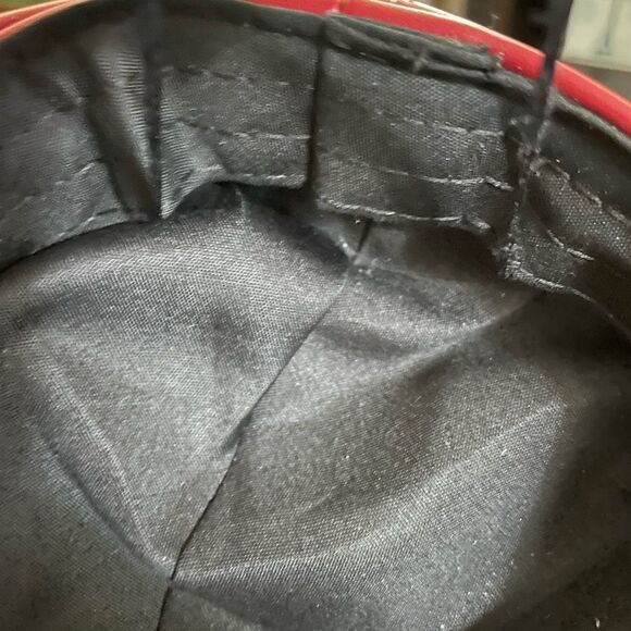 WOMENS NWT FAUX LEATHER NEWSBOY CAP - Picture 6 of 7